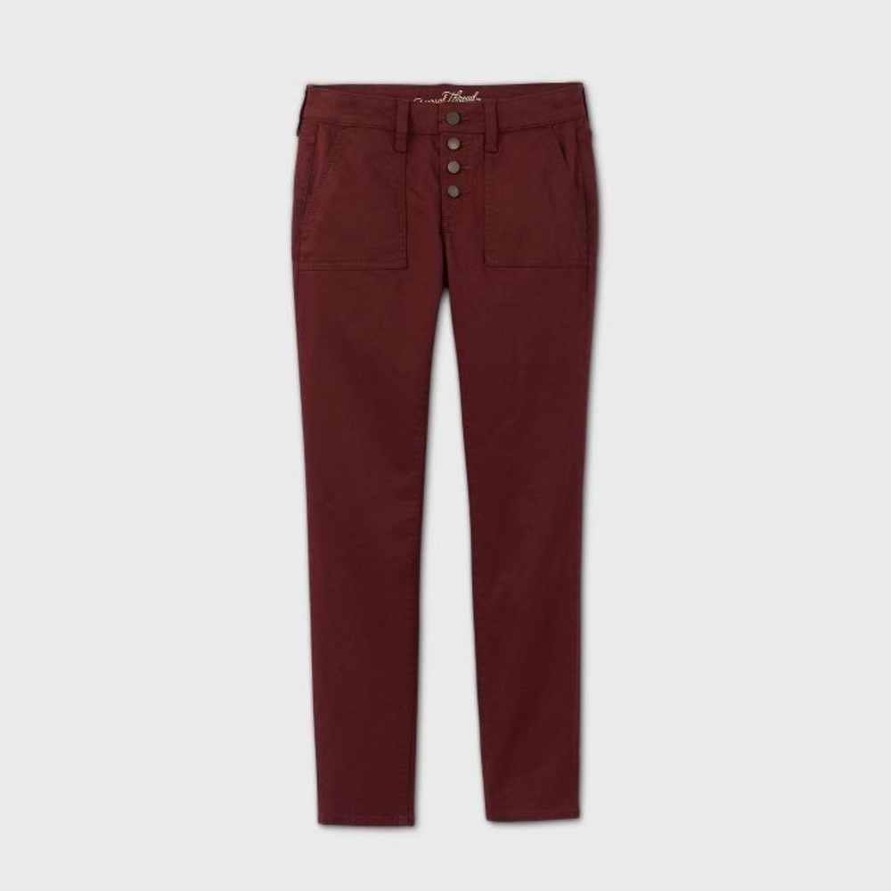 Universal Thread Burgundy skinny Jeans NWOT